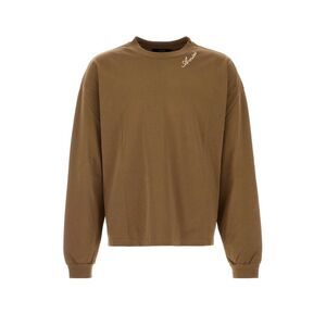 Amiri Men Brown Cotton Oversize T-Shirt